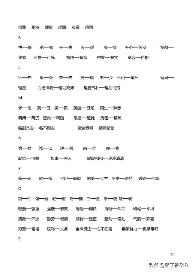 小学语文构词方式有哪几种类型,词语构成方式5种