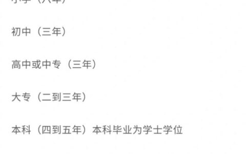 学位等级从低到高是怎么排的