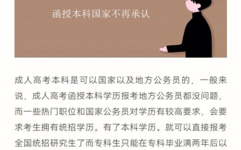 函授本科能考研究生吗