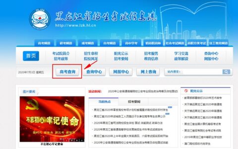 黑龙江招生考试信息港录取查询(黑龙江录取查询入口)