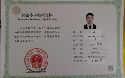 一中级经济师(经济师证)