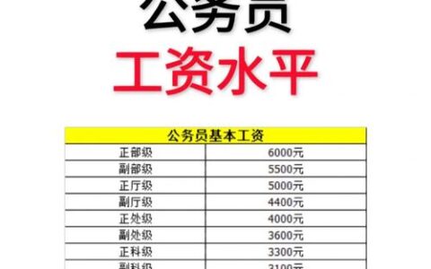 新疆公务员待遇