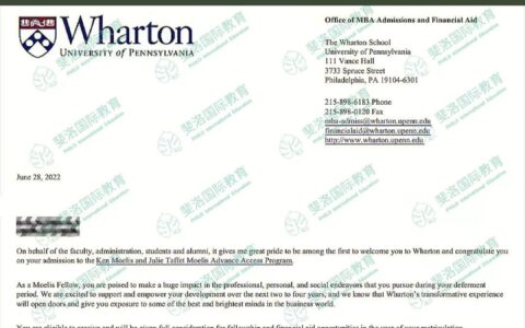 沃顿商学院入学条件