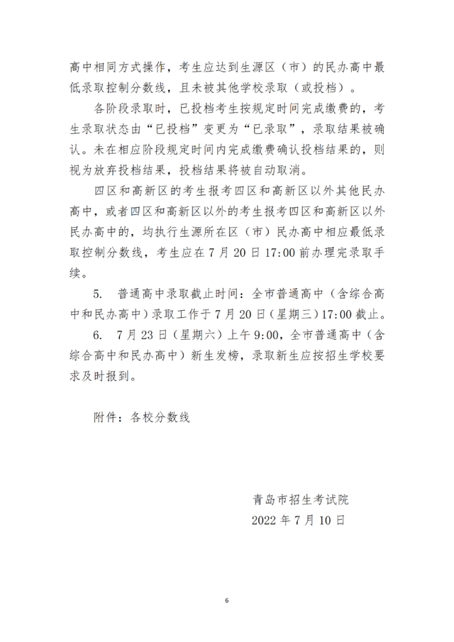 青岛最好的重点公办高中排名前76的学校 附：中考分数线插图6