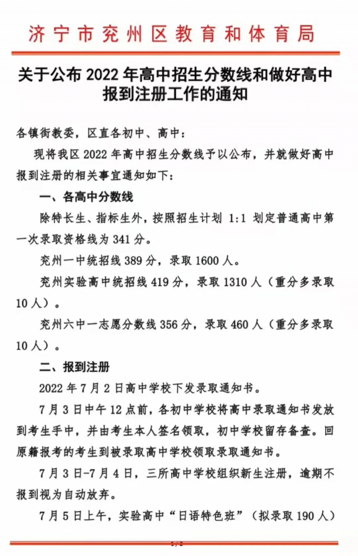 济宁最好的高中排名前十名的学校（2023济宁市重点公办中学一览表）插图13