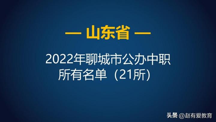 聊城所有中专中职名单大全一览 共有34所（含公办+民办）插图1