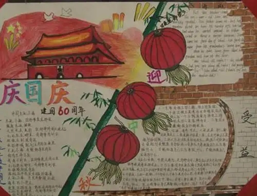 2022年国庆节小学生手抄报图片（精选5张）插图1